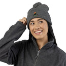 Copy of Embroidered Pom-Pom Knit Beanie — Cozy Winter Hat with Subtle Logo Printify