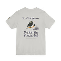 Hockey T-Shirt - Parking lot Drinks Printify