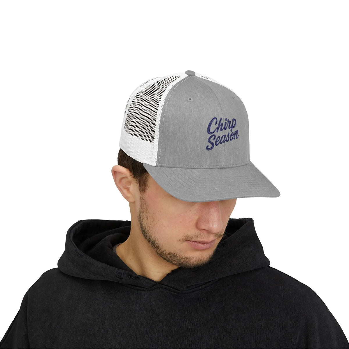 Heather Grey / White / One size