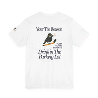 Hockey T-Shirt - Parking lot Drinks Printify