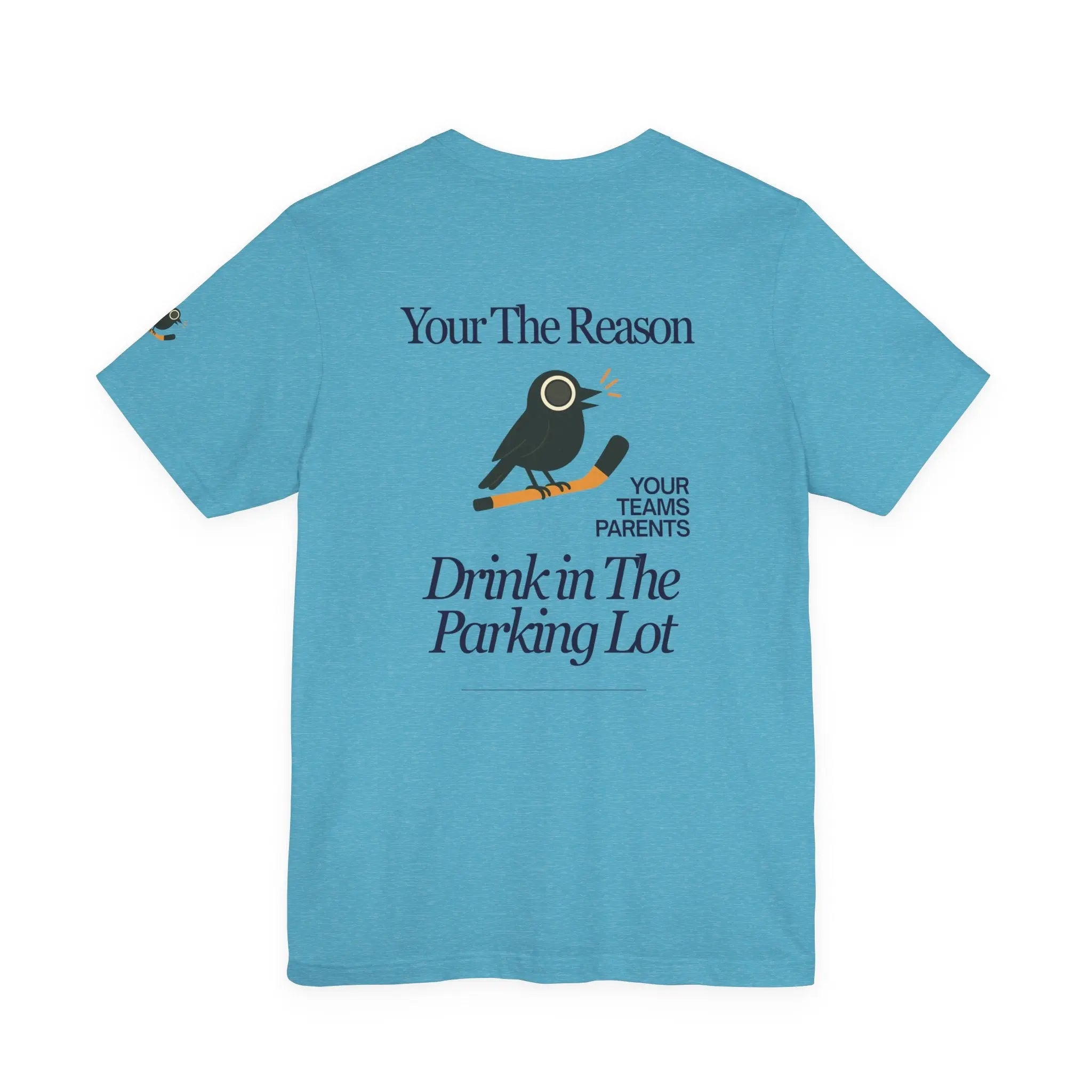 Hockey T-Shirt - Parking lot Drinks Printify