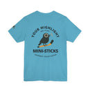 Hockey T-Shirt - Highlight Reel Mini-Sticks Printify