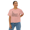 Chirp Season - Dangles are Fake as Lashes - Women's Boxy Tee Printify