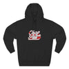 Patriotic 'Puck Off USA' Fleece Hoodie — Canada Flag Graphic Pullover Printify