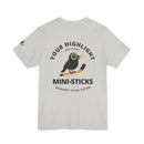 Hockey T-Shirt - Highlight Reel Mini-Sticks Printify