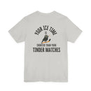 Hockey T-Shirt - Ice Time Shorter Tinder Printify
