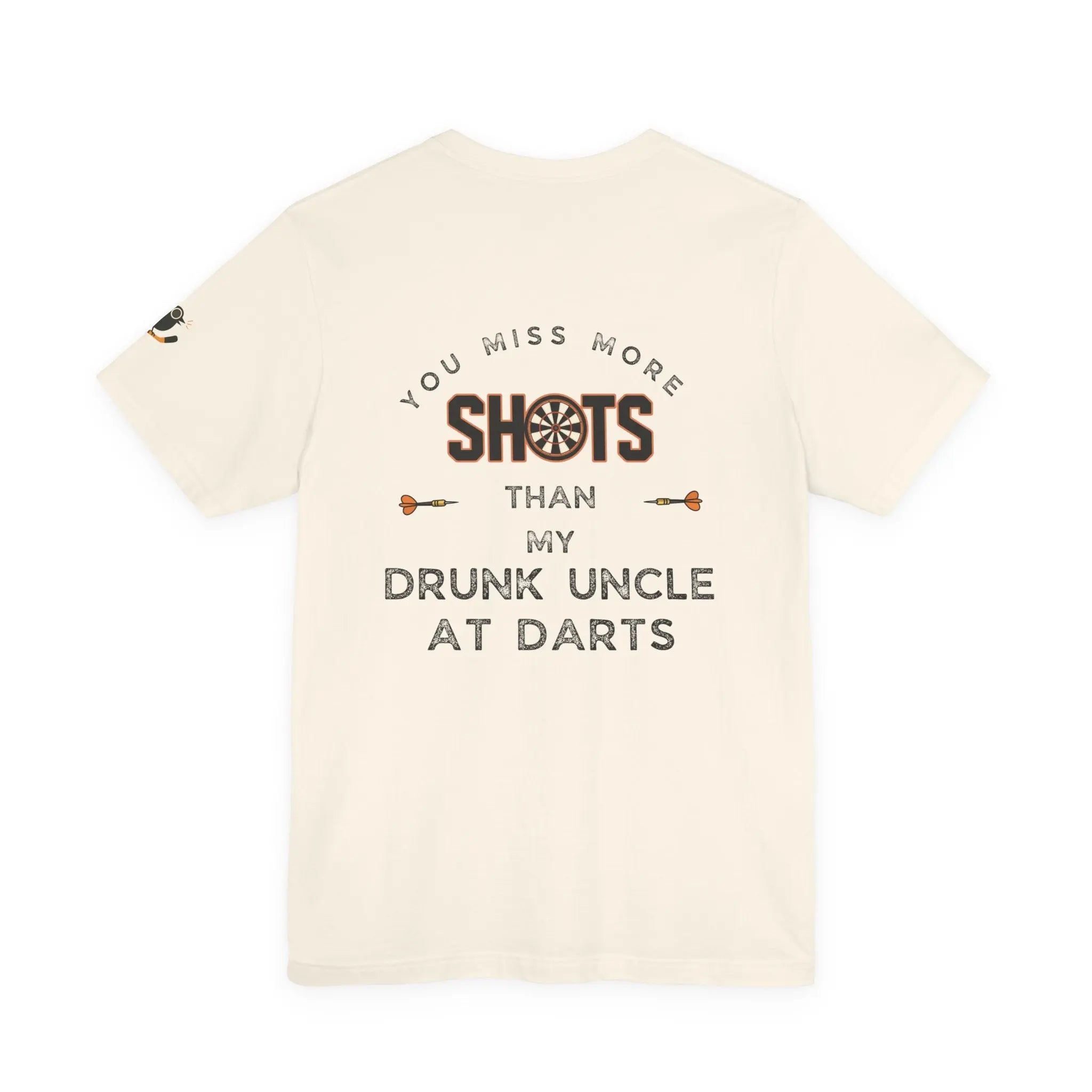 Hockey T-Shirt  - Drunk Uncle at Darts Printify
