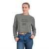 Chirp Season - Not this Weekend - Women's Cropped Sweatshirt Printify
