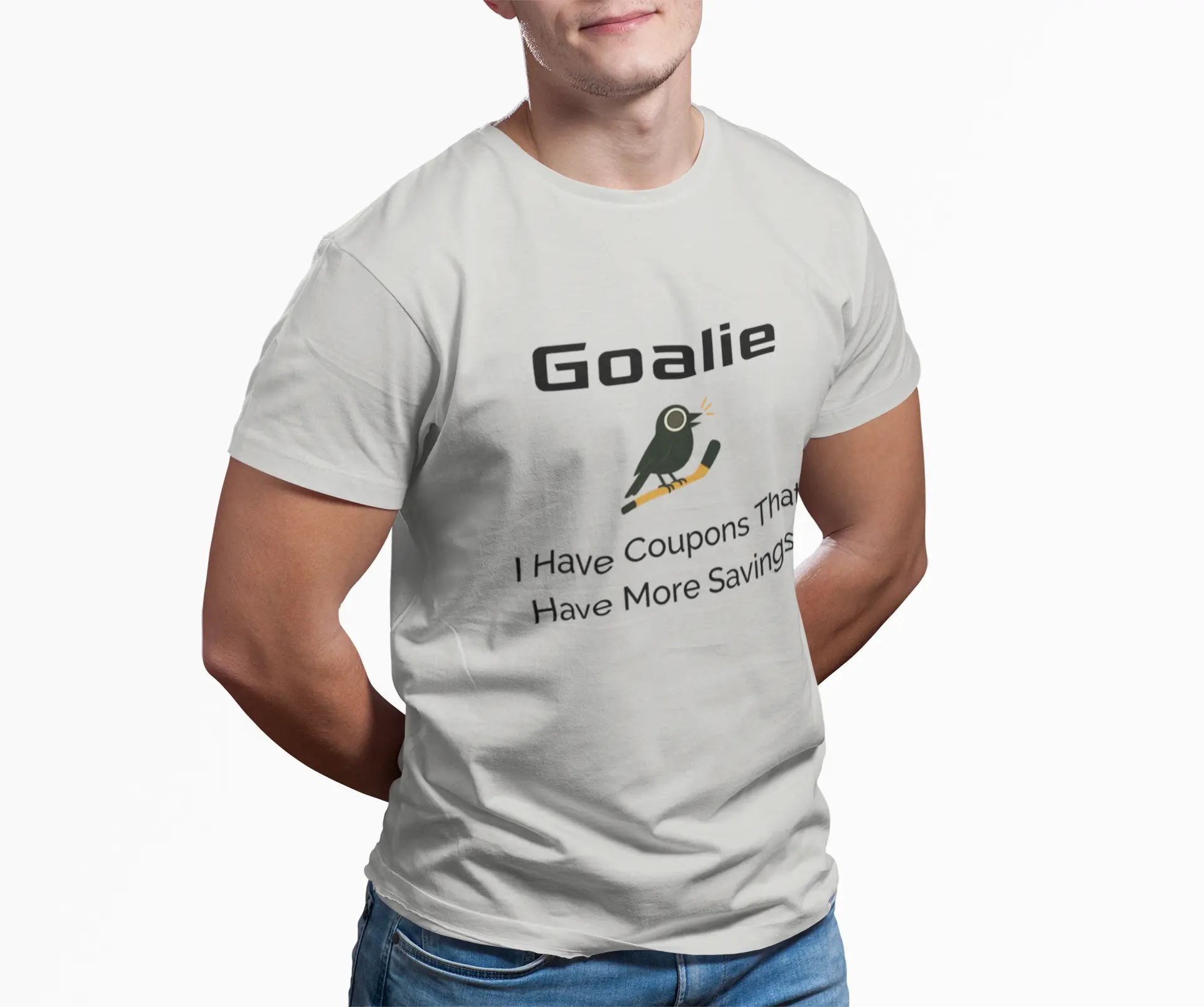 Hockey T-Shirt -Coupon with More Savings Printify