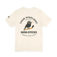 Hockey T-Shirt - Highlight Reel Mini-Sticks Printify