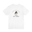 Hockey T-Shirt - Your Coach Know Your out Here Printify