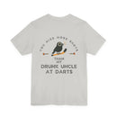 Hockey T-Shirt  - Drunk Uncle at Darts Printify