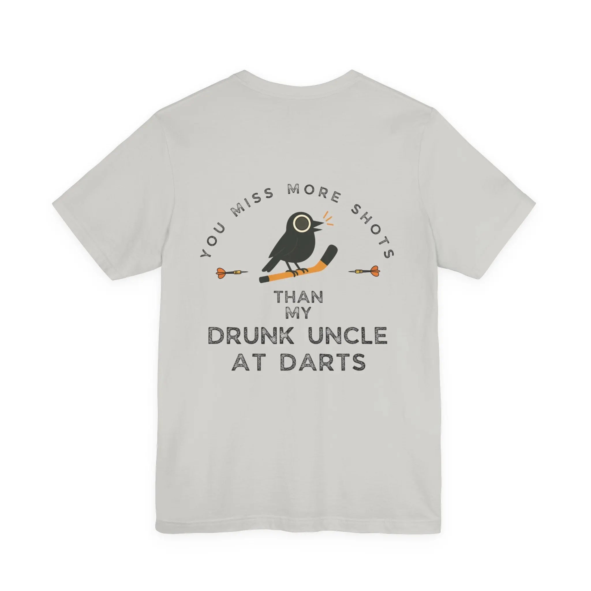 Hockey T-Shirt  - Drunk Uncle at Darts Printify