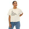 Chirp Season - Fake Tan Ice - Women's Boxy Tee Printify