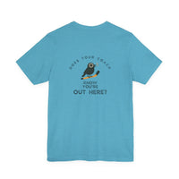 Hockey T-Shirt - Your Coach Know Your out Here Printify